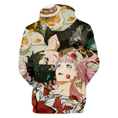 Image of Anime 3D Printed Hoodies - DARLING In The FRANXX Hooded Pullovers