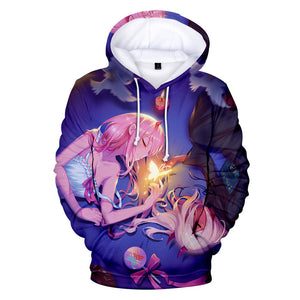 Anime 3D Printed DARLING In The FRANXX Hooded Pullovers Hoodies