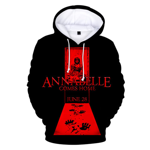 Image of Horror Movie Annabelle 3D Printed Hoodies - Fashion Hooded Sweatshirt