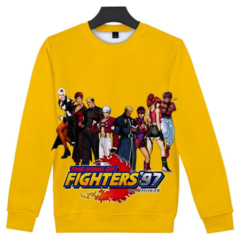 Image of The King Of Fighters 3D Hoodies - Fashion Long Sleeve Hooded Sweatshirt