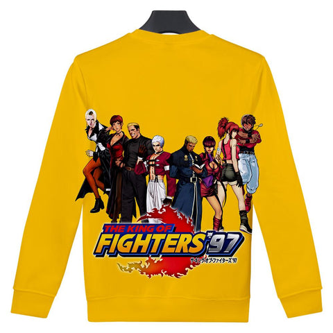 Image of The King Of Fighters 3D Hoodies - Fashion Long Sleeve Hooded Sweatshirt