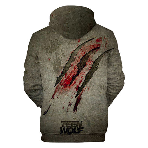 Image of TV Series Teen Wolf Hoodies - Printed Hip Hop Clothes