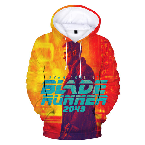 Image of Movies Blade Runner 2049 Hooded Sweatshirts Hoodies