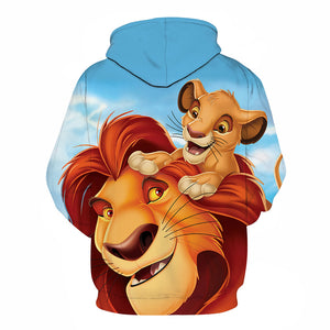 3D Printed The Lion King Hooded Sweatshirts Hoodie