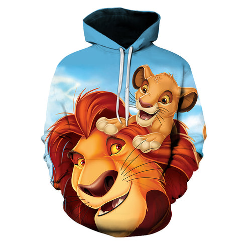 Image of 3D Printed The Lion King Hooded Sweatshirts Hoodie