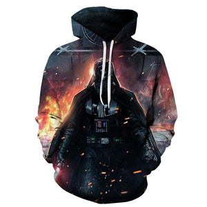 Science Fiction Movie Universe Interstellar War Hoodie - 3D Printed Pullover