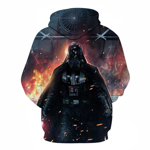 Image of Science Fiction Movie Universe Interstellar War Hoodie - 3D Printed Pullover