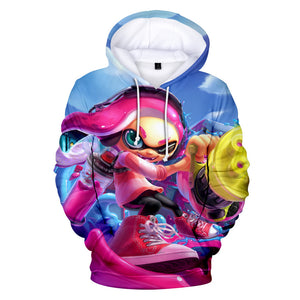 Anime 3D Printed Splatoon Hoodies Pullovers