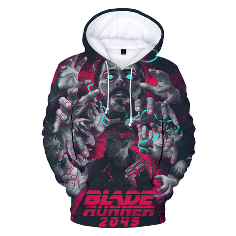 Image of Movies Blade Runner 2049 Hooded Sweatshirts Hoodies