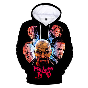 Breaking Bad Hoody Sweatshirt - 3D Printed Hoodie Pullover