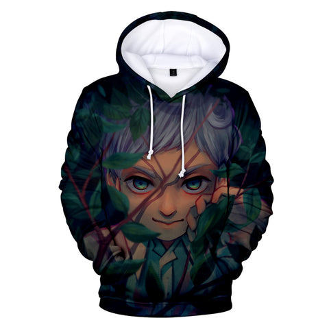 Image of The Promised Neverland Hoodies - Anime 3D Printed Hooded Pullover