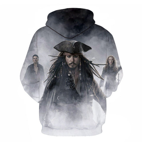 Image of Pirates of the Caribbean 3D Printed Hoodies - Movies Fashion Hoody Pullover