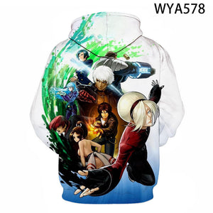 Games The King Of Fighters 3D Printed Hoodies Sweatshirts Pullover