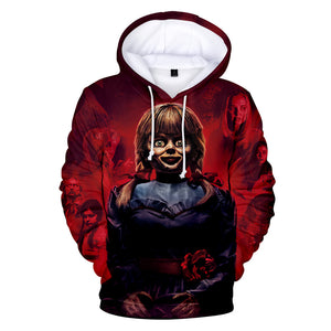 Horror Movie Annabelle 3D Printed Hoodies - Fashion Hooded Sweatshirt