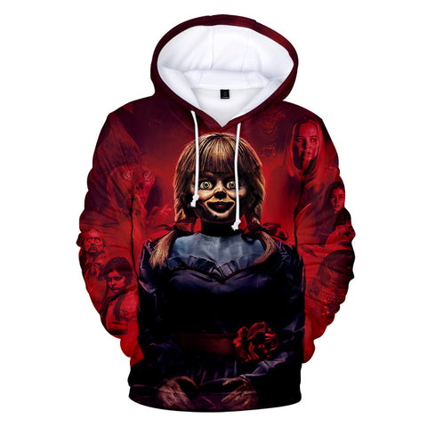 Image of Horror Movie Annabelle 3D Printed Hoodies - Fashion Hooded Sweatshirt