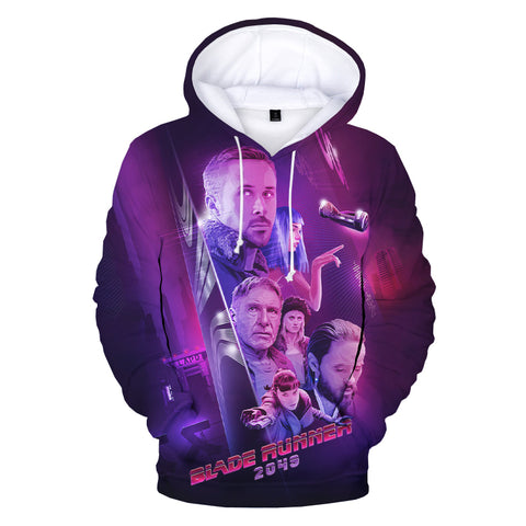 Image of Movies Blade Runner 2049 Hooded Sweatshirts Hoodies