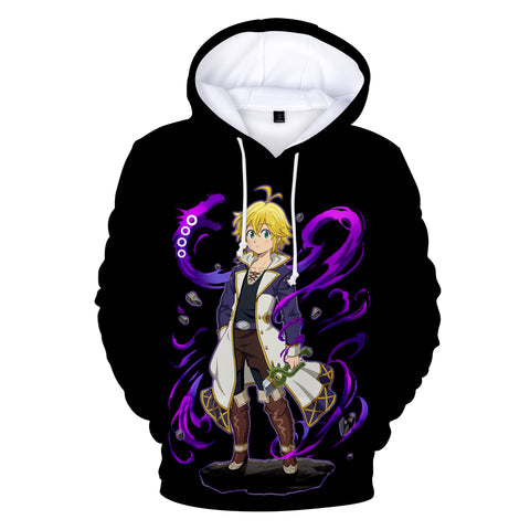 Image of The Seven Deadly Sins Hooded Nanatsu No Taizai 3D Print Hoodies