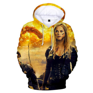 The Hundred 3D Printed Pullover Sweatshirt Hoodie