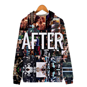 After We Collided Hoodie - 3D Zipper Hooded Sweatshirt