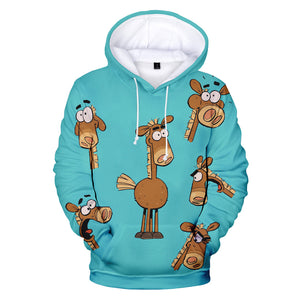 Funny Hooded Pullover - Cartoon It's Pony 3D Print Hoodies