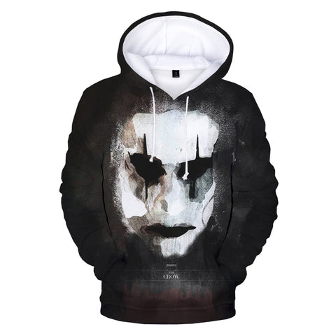 Image of The Crow Hoodie - Horror Movie 3D Printed Outwear