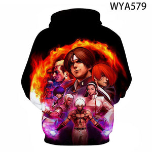 Games The King Of Fighters 3D Printed Hoodies Sweatshirts Pullover