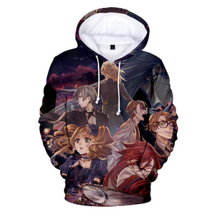 3D Printed Black Butler Hooded Streetwear Pullover Hoodies