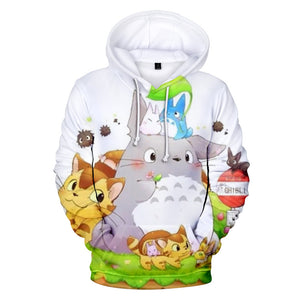 Anime My Neighbor Totoro Hoodie - Hooded Sweatshirt