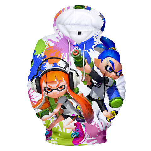 Image of Anime 3D Printed Splatoon Hoodies Pullovers