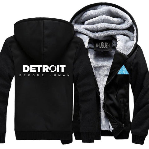 Image of Detroit: Become Human Hoodies - Fleece Zipper Hooded Sweatshirts