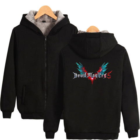 Image of Devil May Cry Hoodies - Zip Up Thick Warm Hoodie Coat