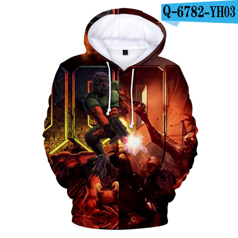 Image of Doom Eternal Hoodies - 3D Movie Pullover Sweatshirts
