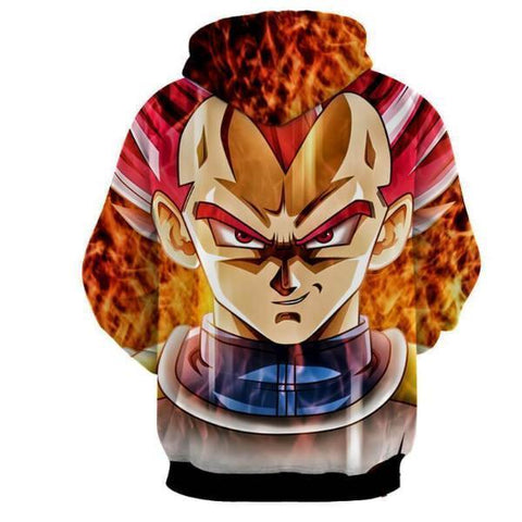 Image of Dragon Ball Super Z Vegeta SSj God 3D hoodie