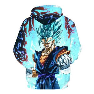 Dragon Ball Z- Super Saiyan Blue Vegito 3D Hoodie