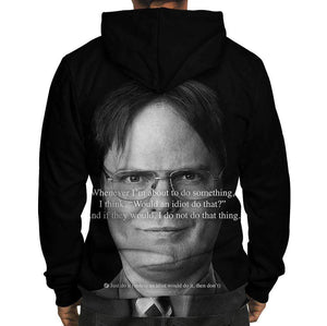 Dwight 3D Printed  Hoodie