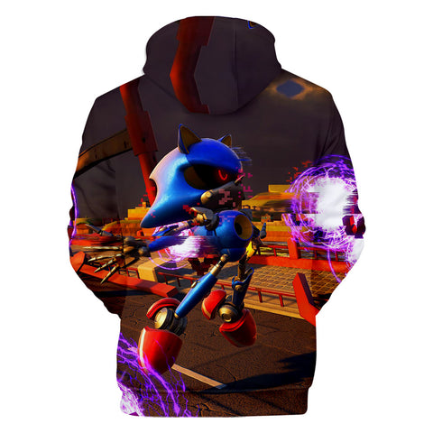 Image of Sonic Mania Hoodie —— Metal Sonic Hoodie