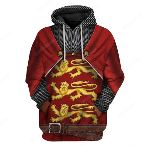 Image of Historical Personage Edward I of England 3D Printed Cosplay Hoodie