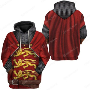 Historical Personage Edward I of England 3D Printed Cosplay Hoodie