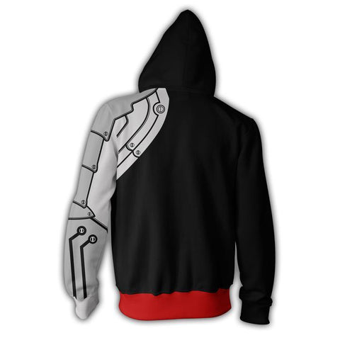 Image of Fullmetal Alchemist Hoodies - Zip Up Edward Elric Black Hoodie