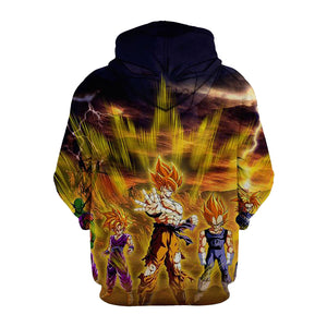 Dragon Ball Z Kai- 3D Printed Hoodie