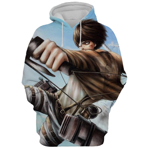 Image of Eren Yeager Armour Attack On Titan 3D Printed Hoodie