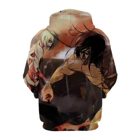 Image of Eren Yeager- Attack On Titan 3D Hoodie