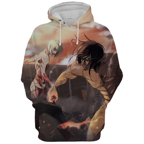 Image of Eren Yeager- Attack On Titan 3D Hoodie
