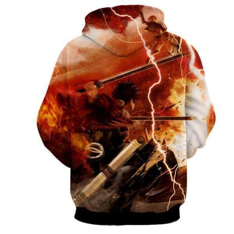 Image of Attack On Titan Eren Yeager 3D Printed Hoodie