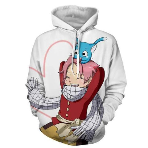 Image of Fairy Tail Natsu And Happy Fairy Tail Hoodie