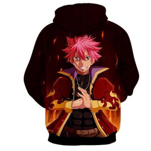 Fairy Tail Natsu Dragneel Karate Style Designed Hoodie