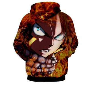 Fairy Tail Natsu Dragon Scarf 3d Printed Hoodie