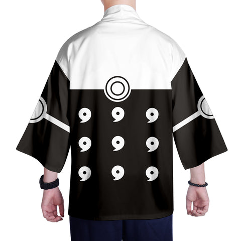 Image of Black New 3D Print Japan Style Kimono Naruto Clothes for Men