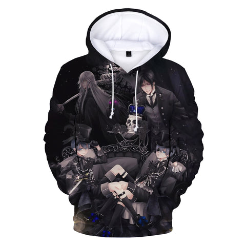 Image of Anime Black Butler Hoodies - 3D Print Sweatshirts Pullovers