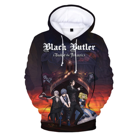 Image of Anime Black Butler Hoodies - 3D Print Sweatshirts Pullovers